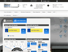 Tablet Screenshot of crackleygarage.com